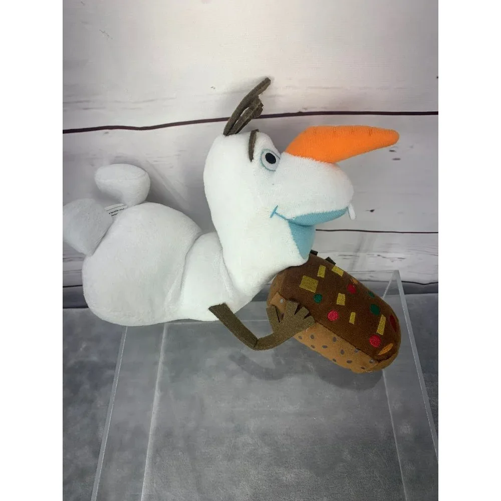 Disney Frozen Olaf With Cake Donut 10 Inch Plush Toy‎
